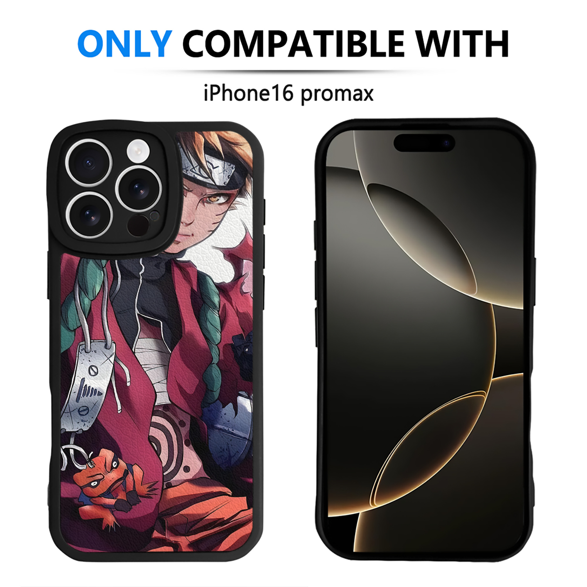 （画像用） NARUTO -ナルト- NARUTO -ナルト- 疾風伝 【iPhone 16シリーズ対応】シリコンスマホケース（レザー調） 材質：シリコン